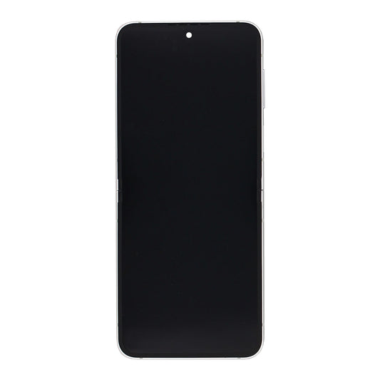Samsung Galaxy Z Flip6 F741B Main Display And Digitizer With Frame White Service Pack