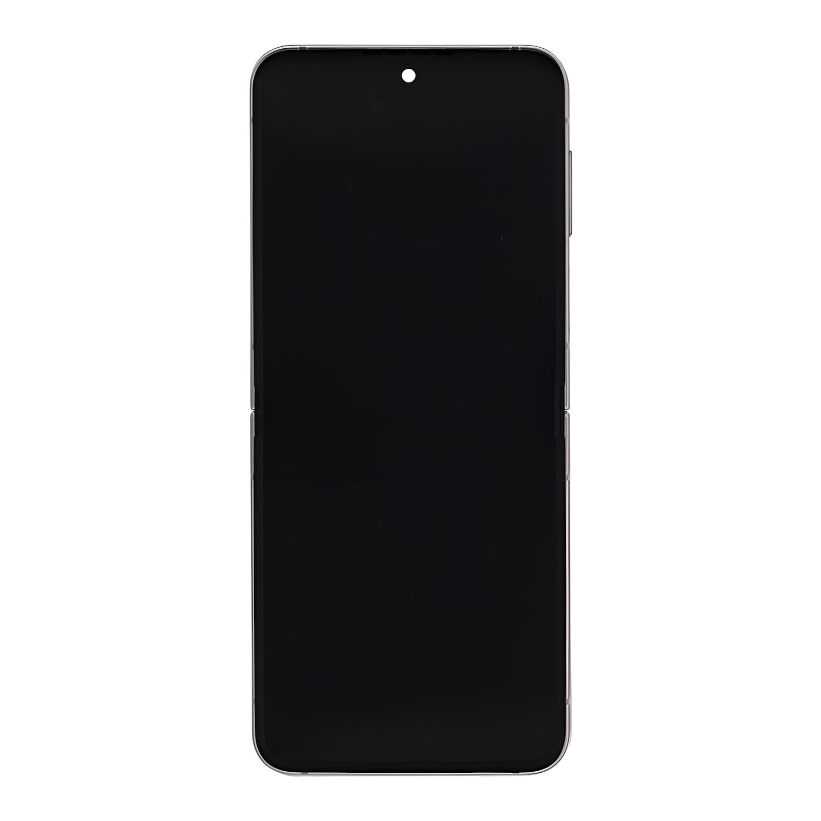 Samsung Galaxy Z Flip6 F741B Main Display And Digitizer With Frame Silver Shadow Service Pack