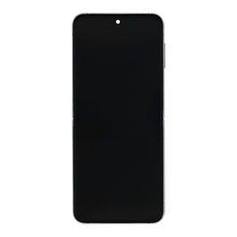 Samsung Galaxy Z Flip6 F741B Main Display And Digitizer With Frame Silver Shadow Service Pack