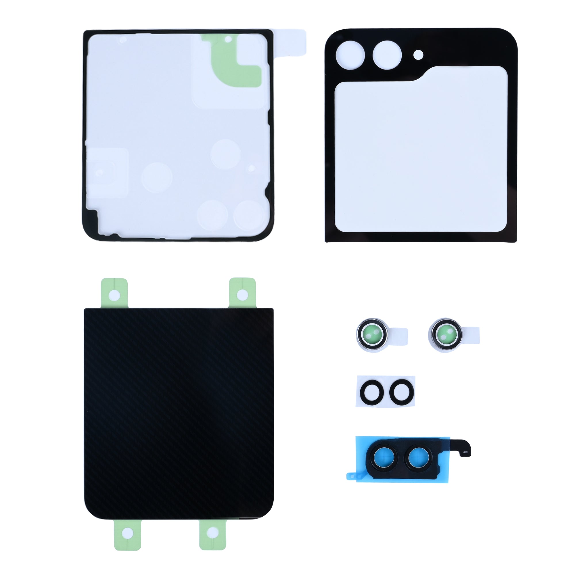 Samsung Galaxy Z Flip6 F741B Back Cover Set With Lens Crafted Black Original