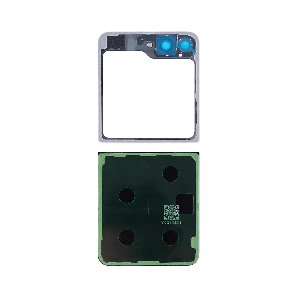 Samsung Galaxy Z Flip6 F741B Back Cover Set With Lens Silver Shadow OEM