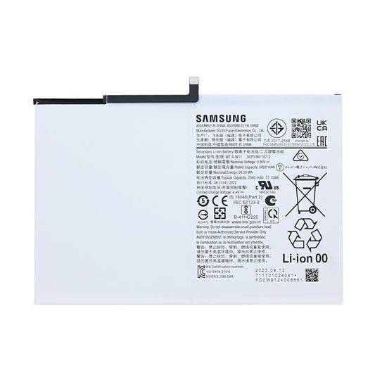 Samsung Galaxy Tab A9 Plus X210, X215, X216B Battery WT-S-W11 Original