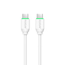 Rixus RX90CC Adapter With USB-C To USB-C Cable 1m 20W White