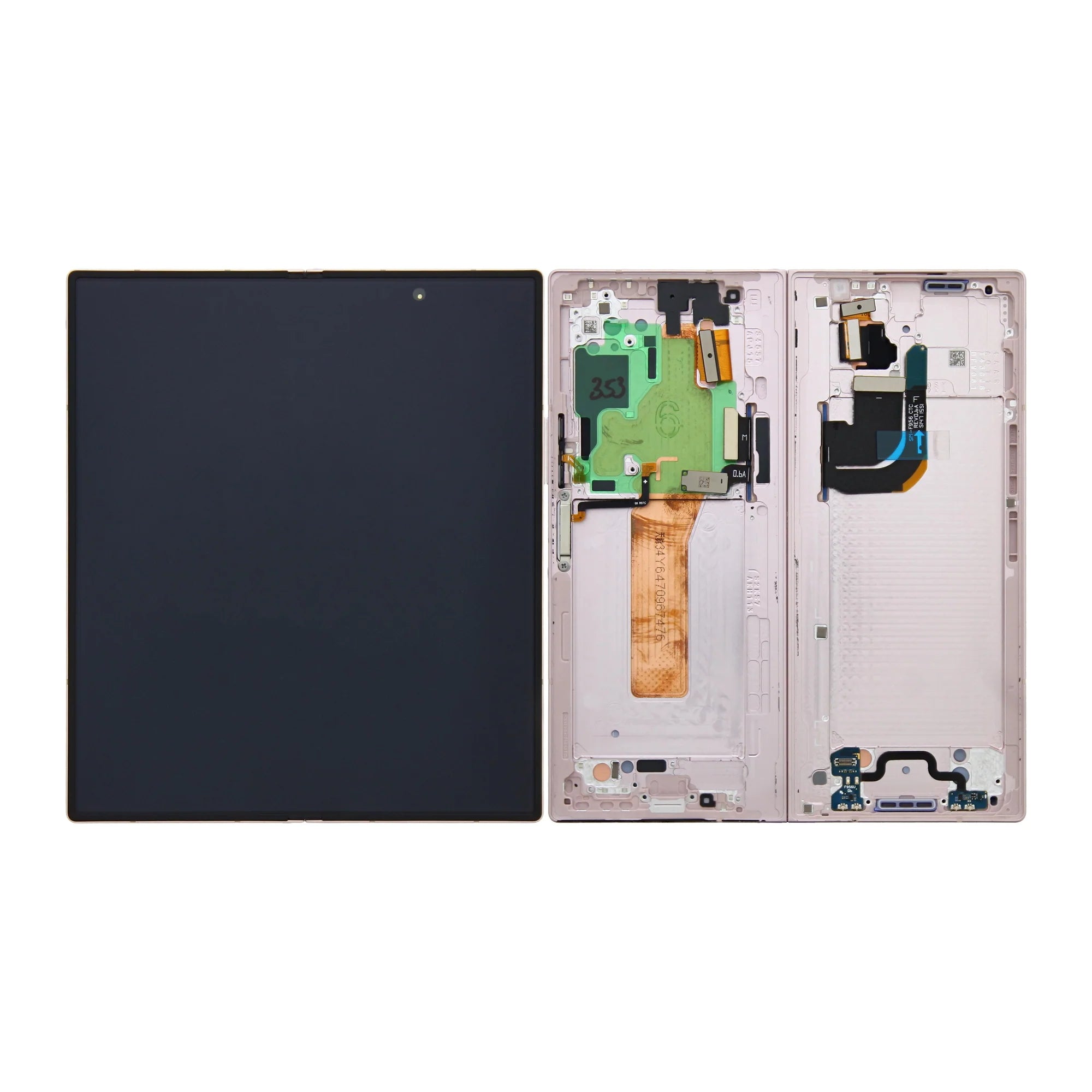 Samsung Galaxy Z Fold6 F956B Main Display And Digitizer With Frame Pink Service Pack