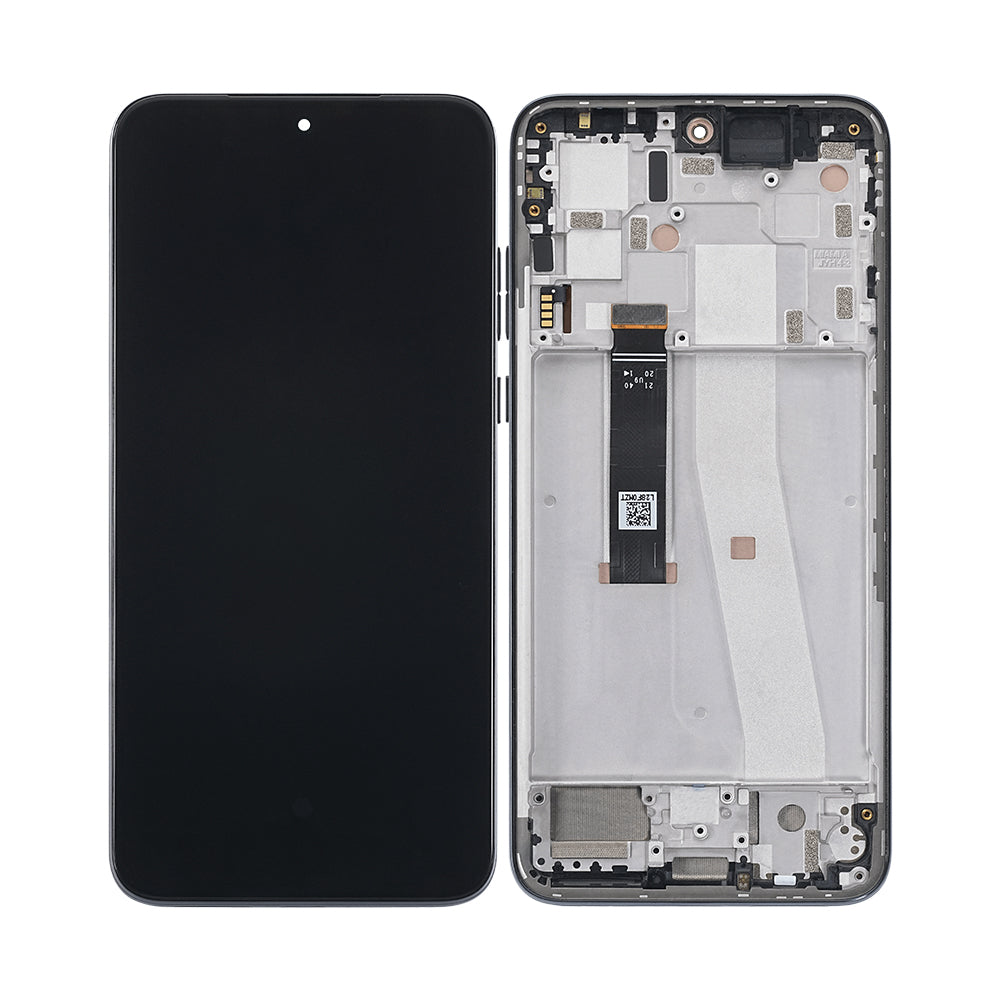 Motorola Edge 30 Neo Display And Digitizer With Frame Black Onyx OEM