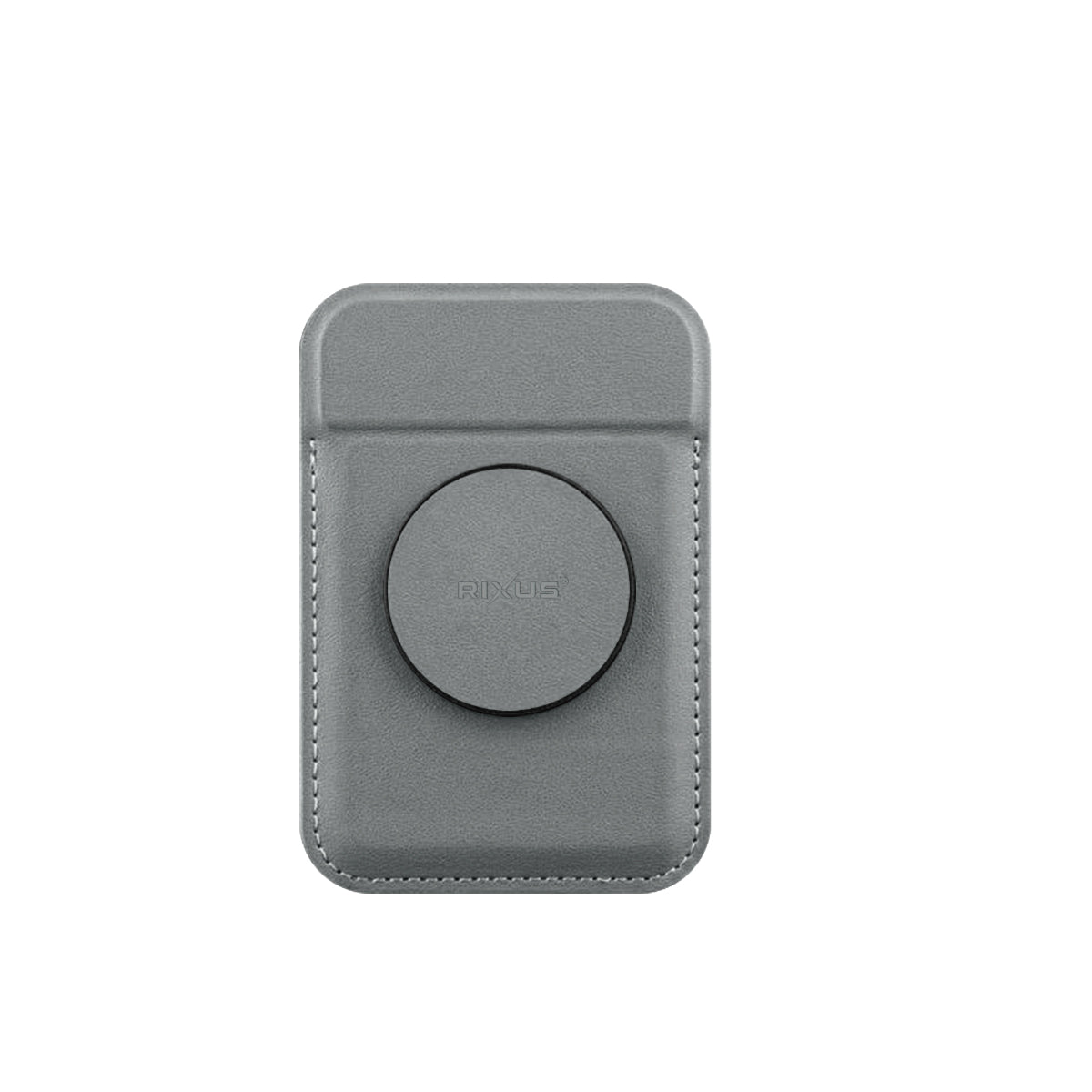 Rixus RXCH20L Card Holder With MagSafe Compatible Light Gray