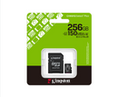 Kingston 256GB Canvas Select Plus MicroSD Memory Card 100R A1 C10 Card With Adapter Black