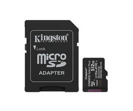Kingston 512GB Canvas Select Plus MicroSD Memory Card 100R A1 C10 Card With Adapter Black