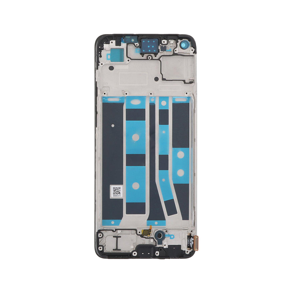 Oppo A78 4G Display And Digitizer With Frame Mist Black OEM