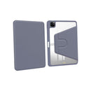 For iPad Pro 13" (2024) PU Leather Protective Case Lavender