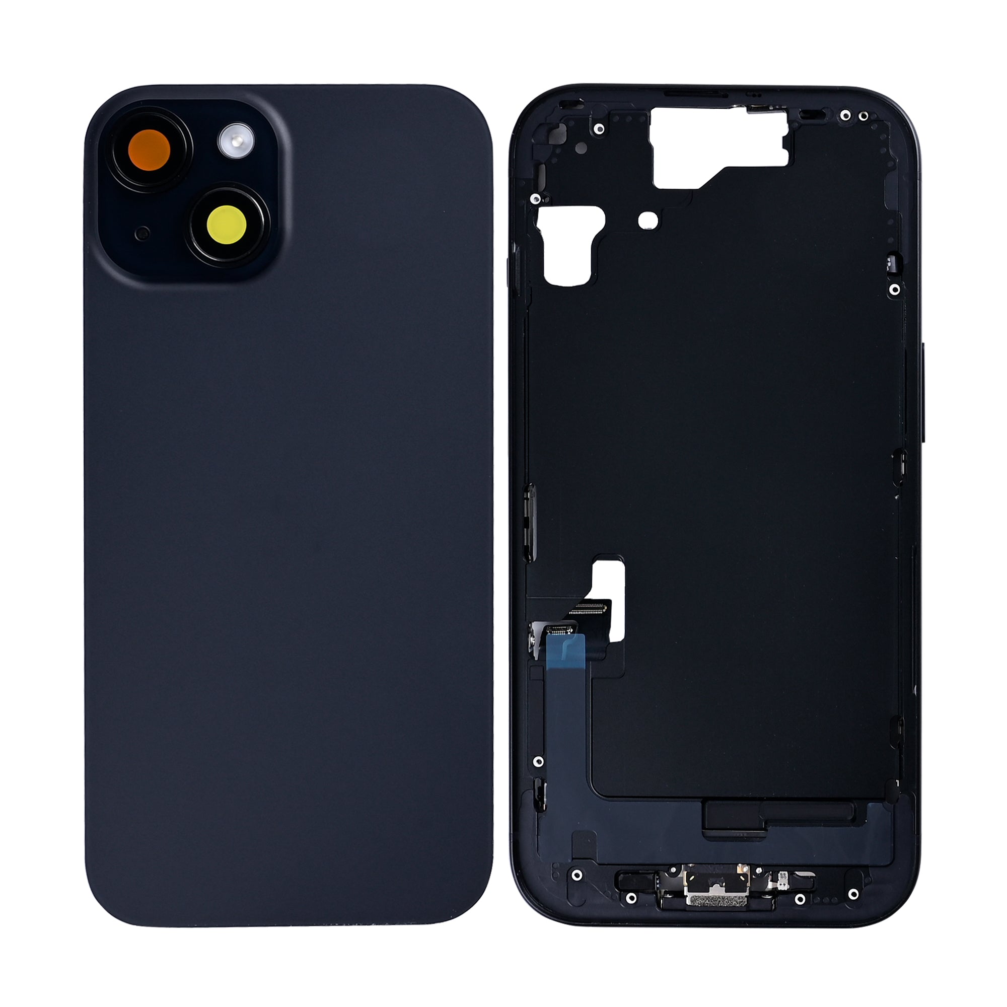 For Apple iPhone 15 Housing With Small Parts Black OEM