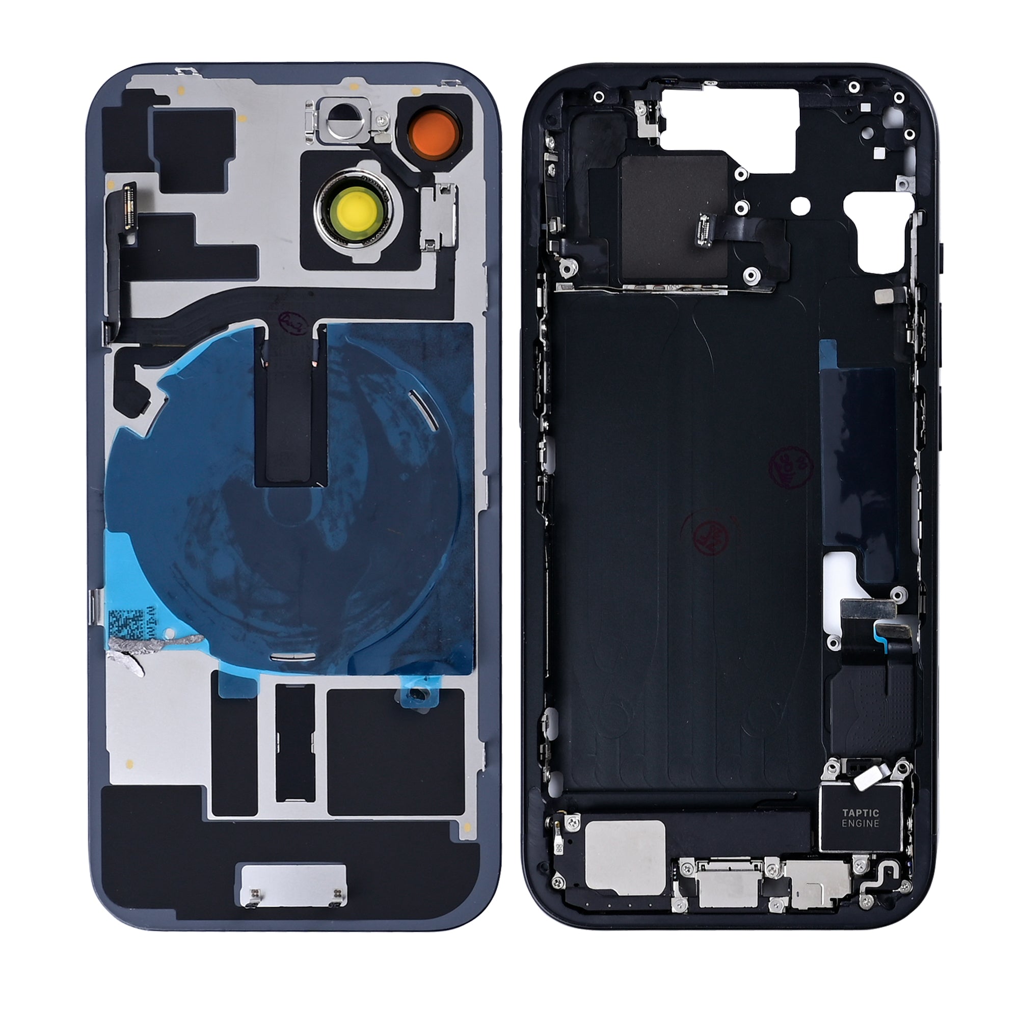 For Apple iPhone 15 Housing With Small Parts Black OEM
