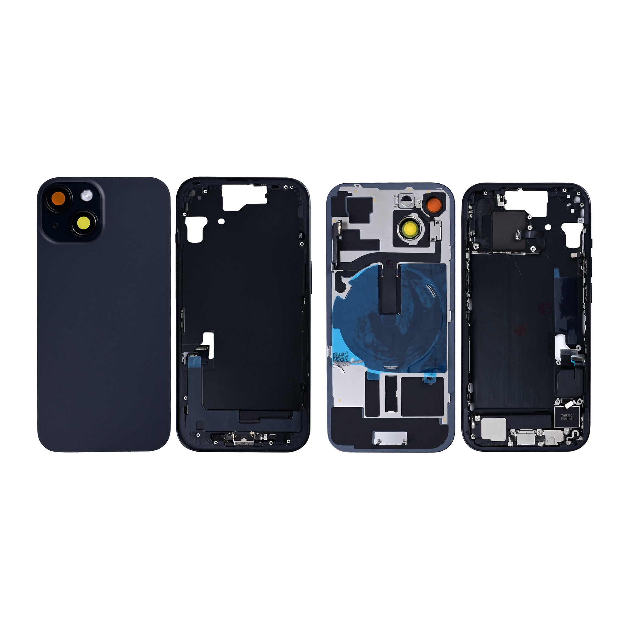 For Apple iPhone 15 Housing With Small Parts Black OEM