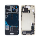 For iPhone 15 Complete Housing Incl. All Small Parts Without Battery And Back Camera Yellow