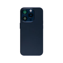 For Apple iPhone 15 Pro Housing With Small Parts Blue Titanium OEM