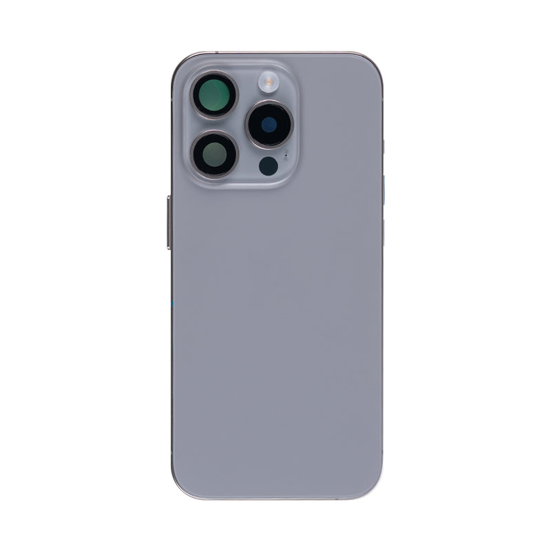 For iPhone 15 Pro Complete Housing Incl. All Small Parts Without Battery And Back Camera Natural Titanium