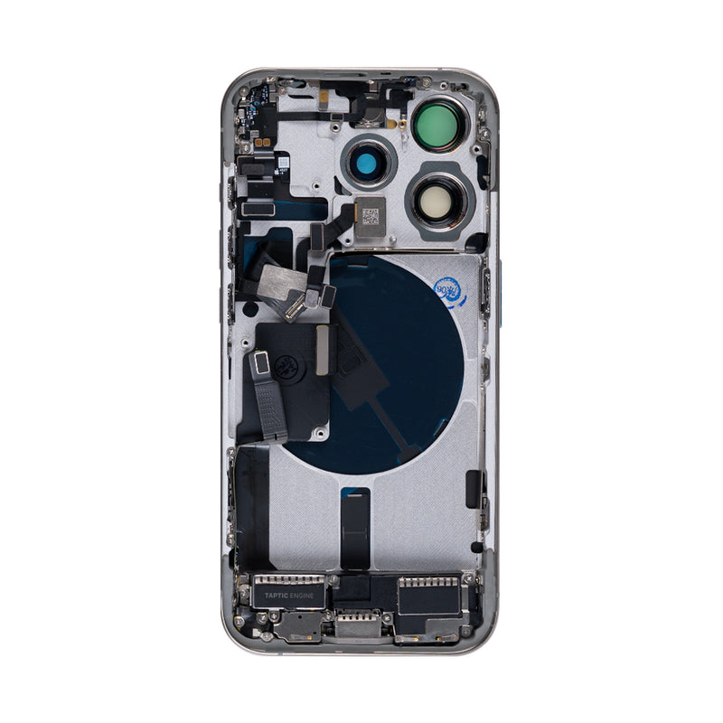 For iPhone 15 Pro Complete Housing Incl. All Small Parts Without Battery And Back Camera Natural Titanium