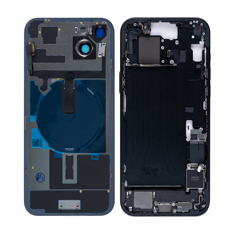 For iPhone 15 Plus Complete Housing Incl. All Small Parts Without Battery And Back Camera Black