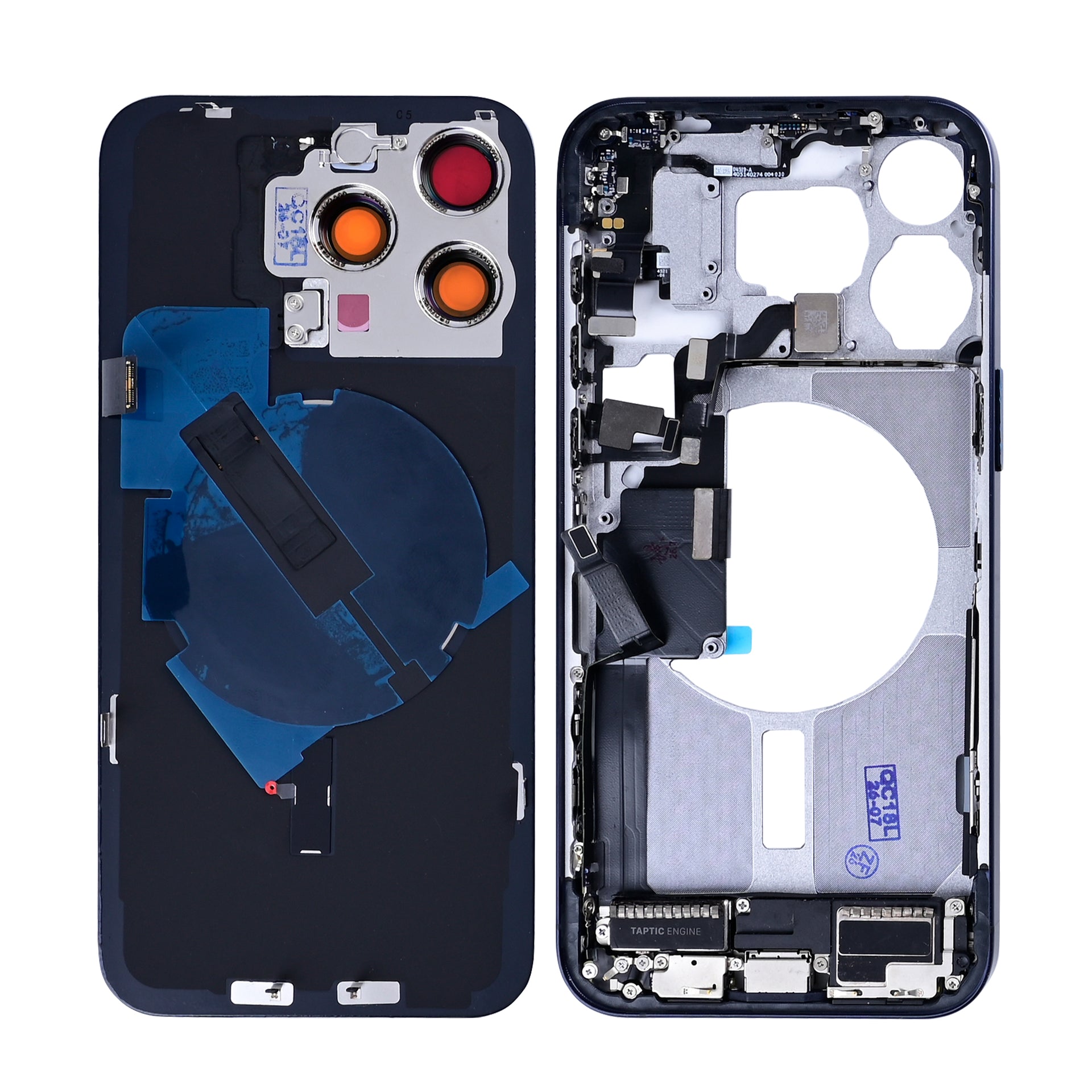 For Apple iPhone 15 Pro Max Housing With Small Parts Blue Titanium OEM