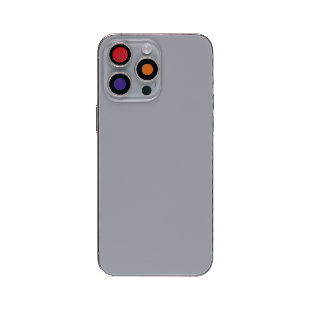For Apple iPhone 15 Pro Max Housing With Small Parts Natural Titanium OEM