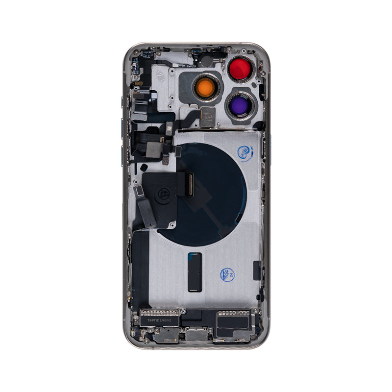 For iPhone 15 Pro Max Complete Housing Incl. All Small Parts Without Battery And Back Camera Natural Titanium