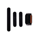For Apple iPhone 15, 15 Plus Side Button Set Black Pulled (4pcs）