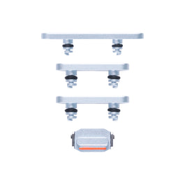 For Apple iPhone 15, 15 Plus Side Button Set Blue Pulled (4pcs）