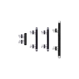 For Apple iPhone 15 Pro, 15 Pro Max Side Button Set Black Titanium Pulled (4pcs）