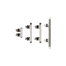 For Apple iPhone 15 Pro, 15 Pro Max Side Button Set Natural Titanium Pulled (4pcs）