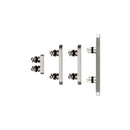 For Apple iPhone 15 Pro, 15 Pro Max Side Button Set Natural Titanium Pulled (4pcs）