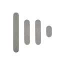 For Apple iPhone 15 Pro, 15 Pro Max Side Button Set Natural Titanium Pulled (4pcs）