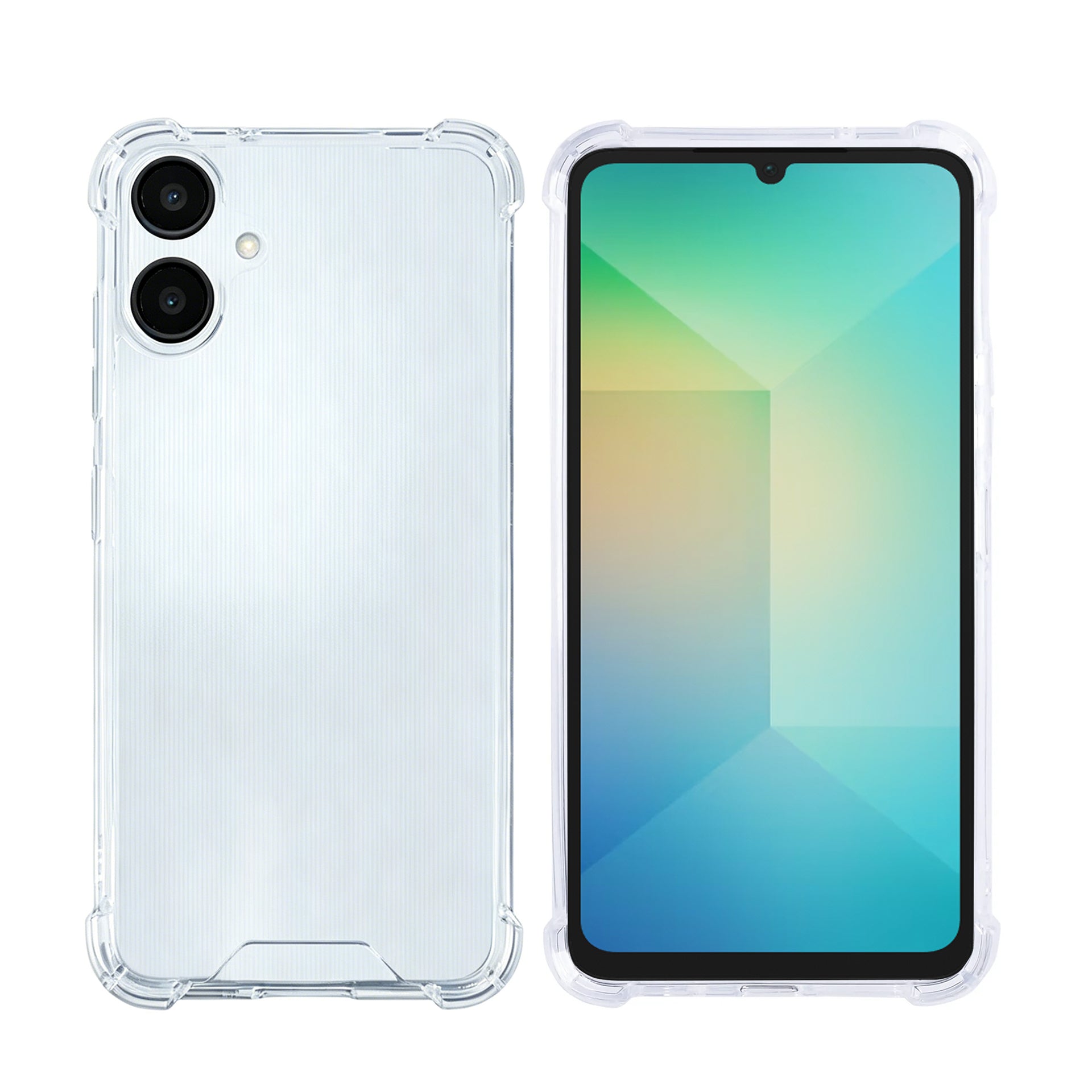 Rixus Anti-Burst Case For Samsung Galaxy A06 Transparent
