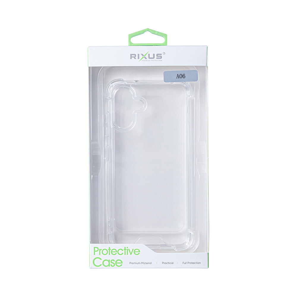 Rixus Anti-Burst Case For Samsung Galaxy A06 Transparent