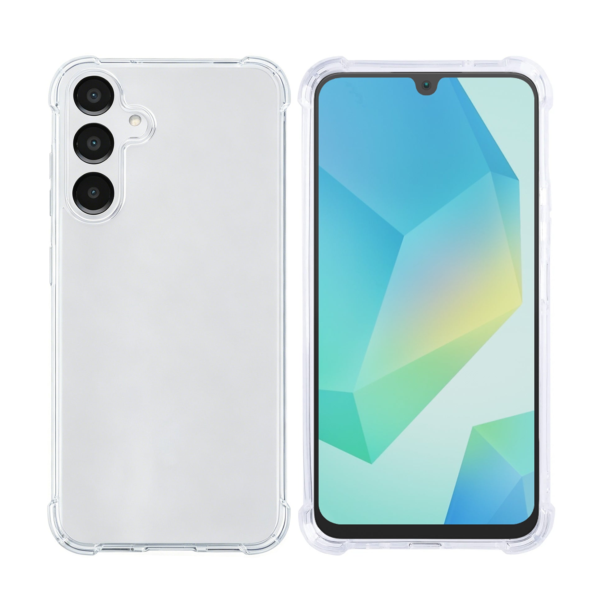 Rixus Anti-Burst Case For Samsung Galaxy A16 Transparent