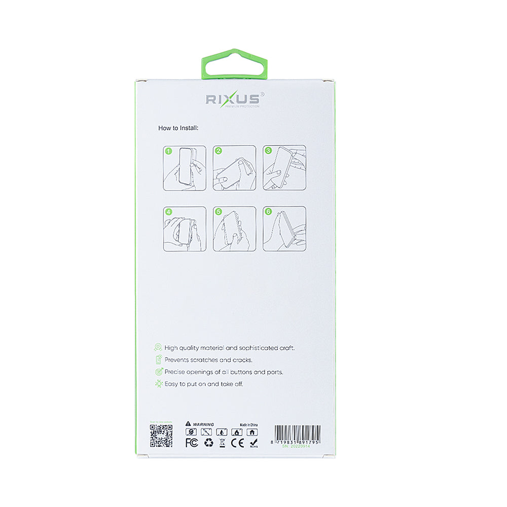 Rixus Anti-Burst Case For Samsung Galaxy A16 Transparent