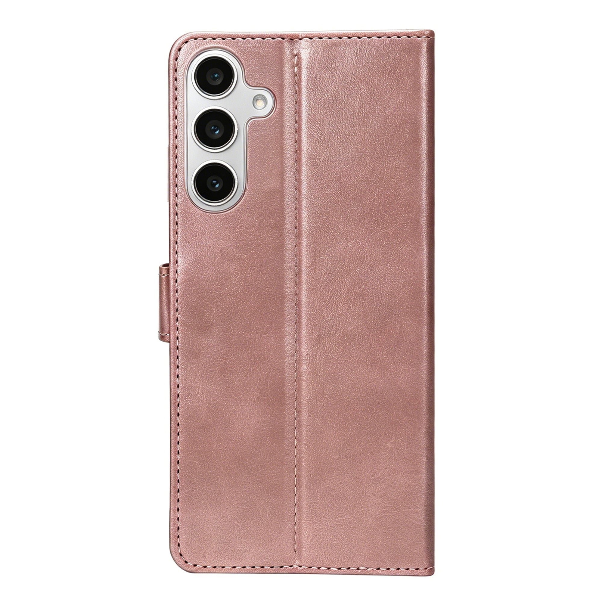 Rixus Bookcase For Samsung Galaxy S24 FE Pink