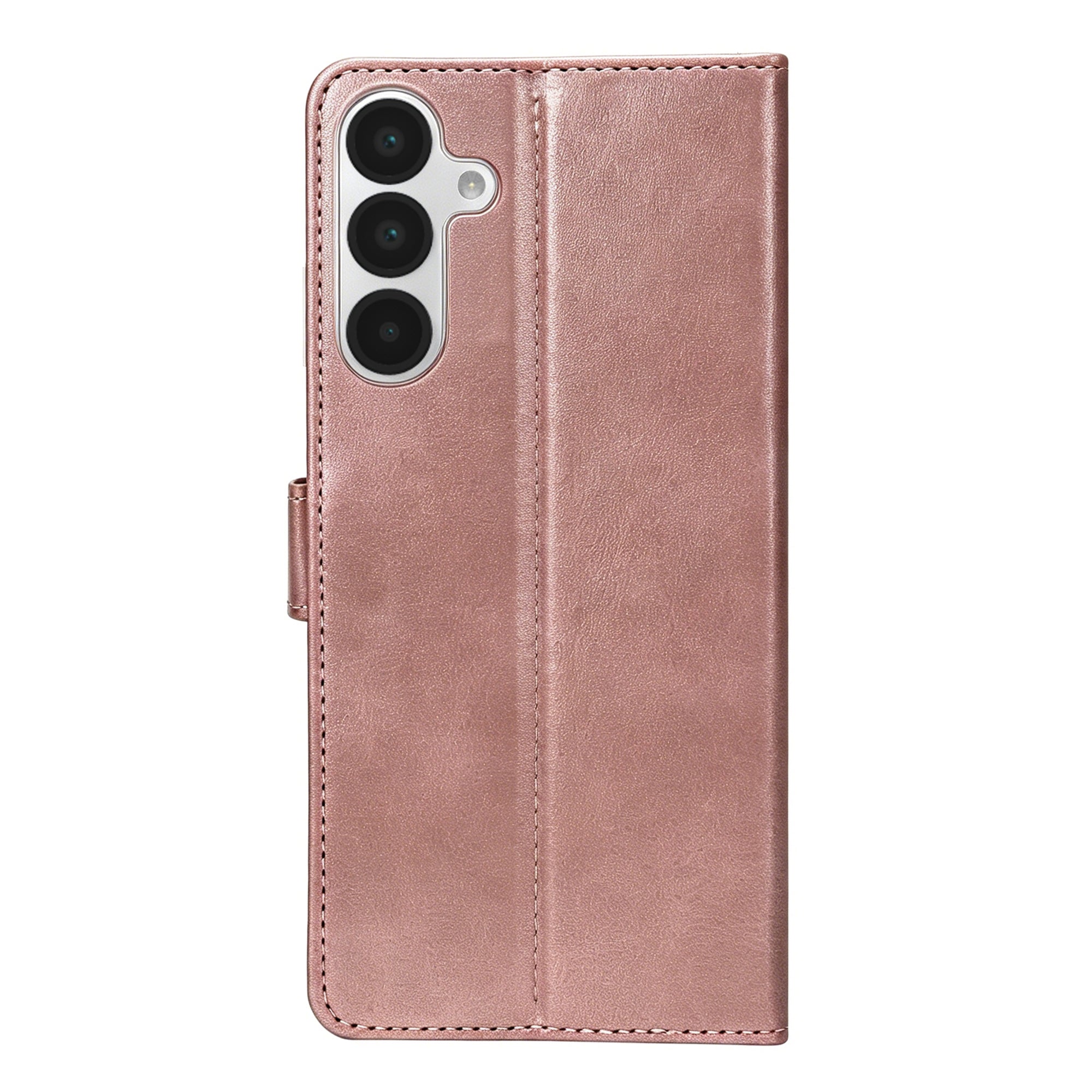 Rixus Bookcase For Samsung Galaxy A16 4G, A16 5G Pink