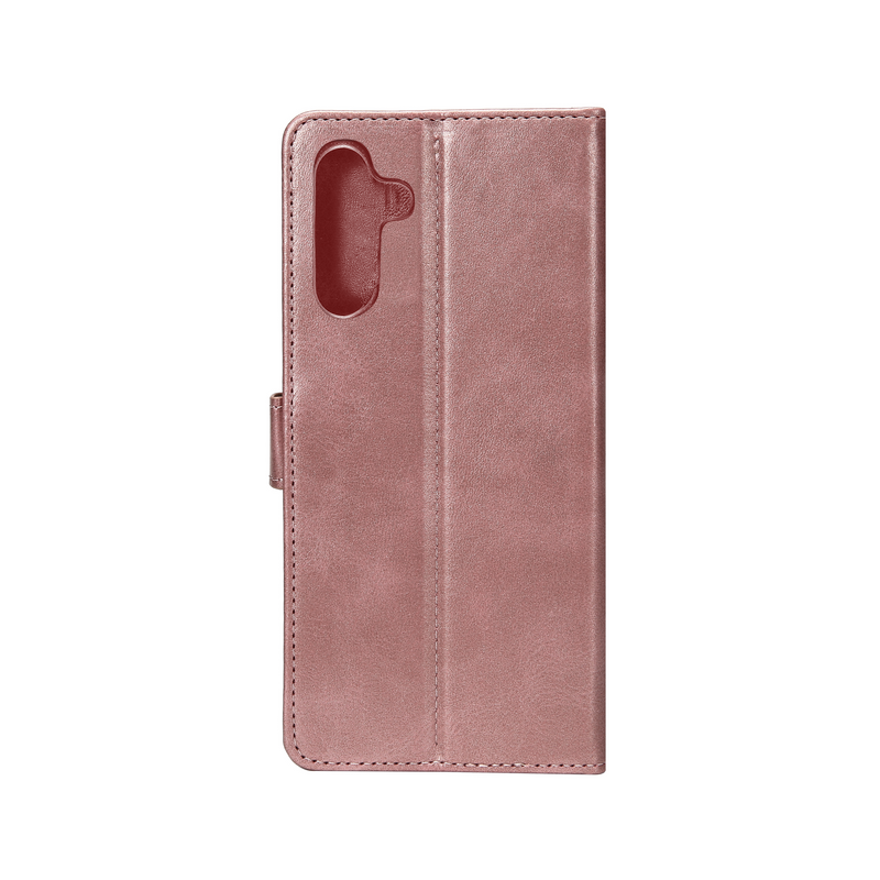 Rixus Bookcase For Samsung Galaxy A16 4G A165F, 5G A166B Pink