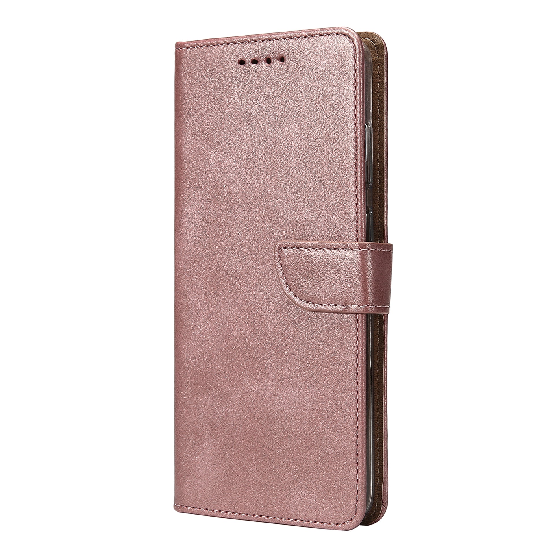 Rixus Bookcase For Samsung Galaxy A16 4G, A16 5G Pink