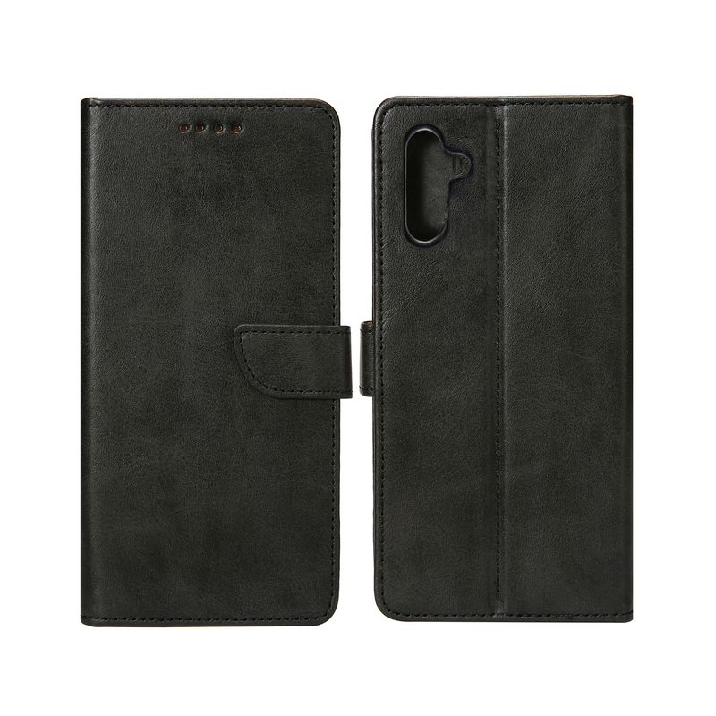 Rixus Bookcase For Samsung Galaxy A16 4G A165F, 5G A166B Black