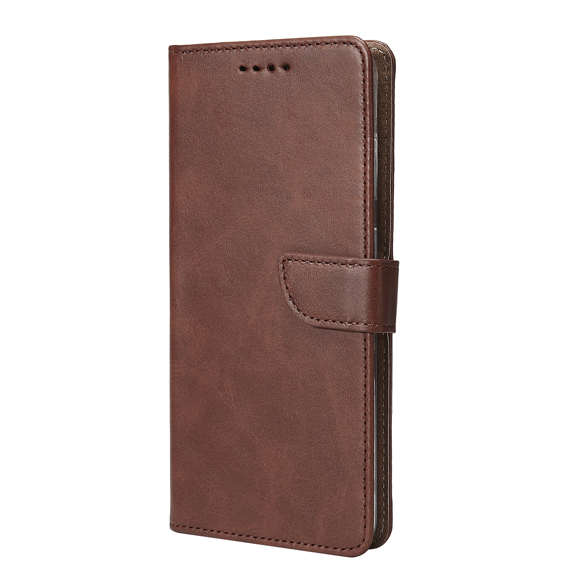 Rixus Bookcase For Samsung Galaxy S24 FE Brown