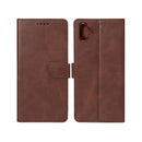 Rixus Bookcase For Samsung Galaxy A06 Brown