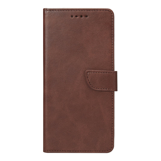 Rixus Bookcase For Samsung Galaxy A16 4G, 5G Brown