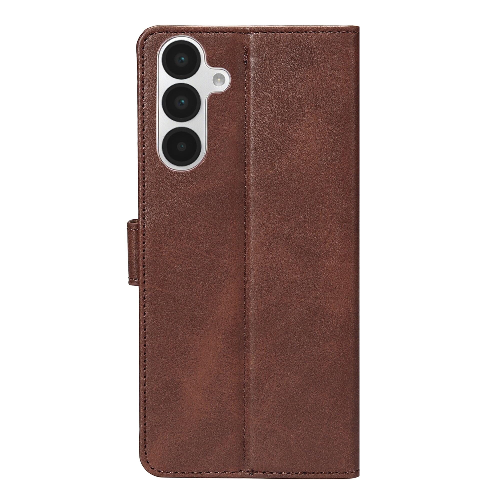 Rixus Bookcase For Samsung Galaxy A16 4G, 5G Brown