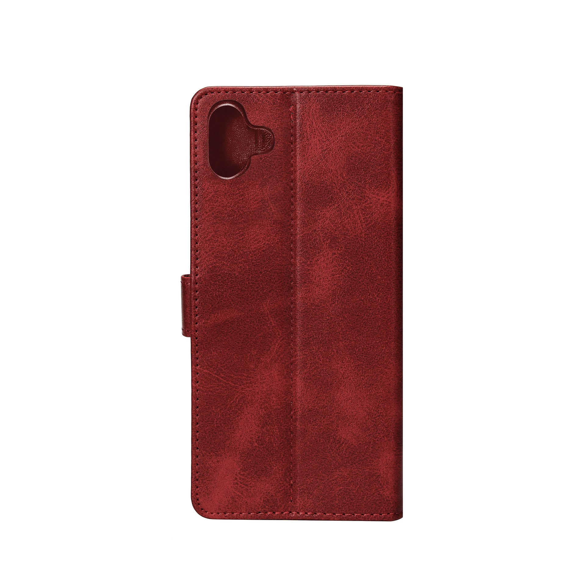 Rixus Bookcase For Samsung Galaxy A16 4G, 5G Dark Red