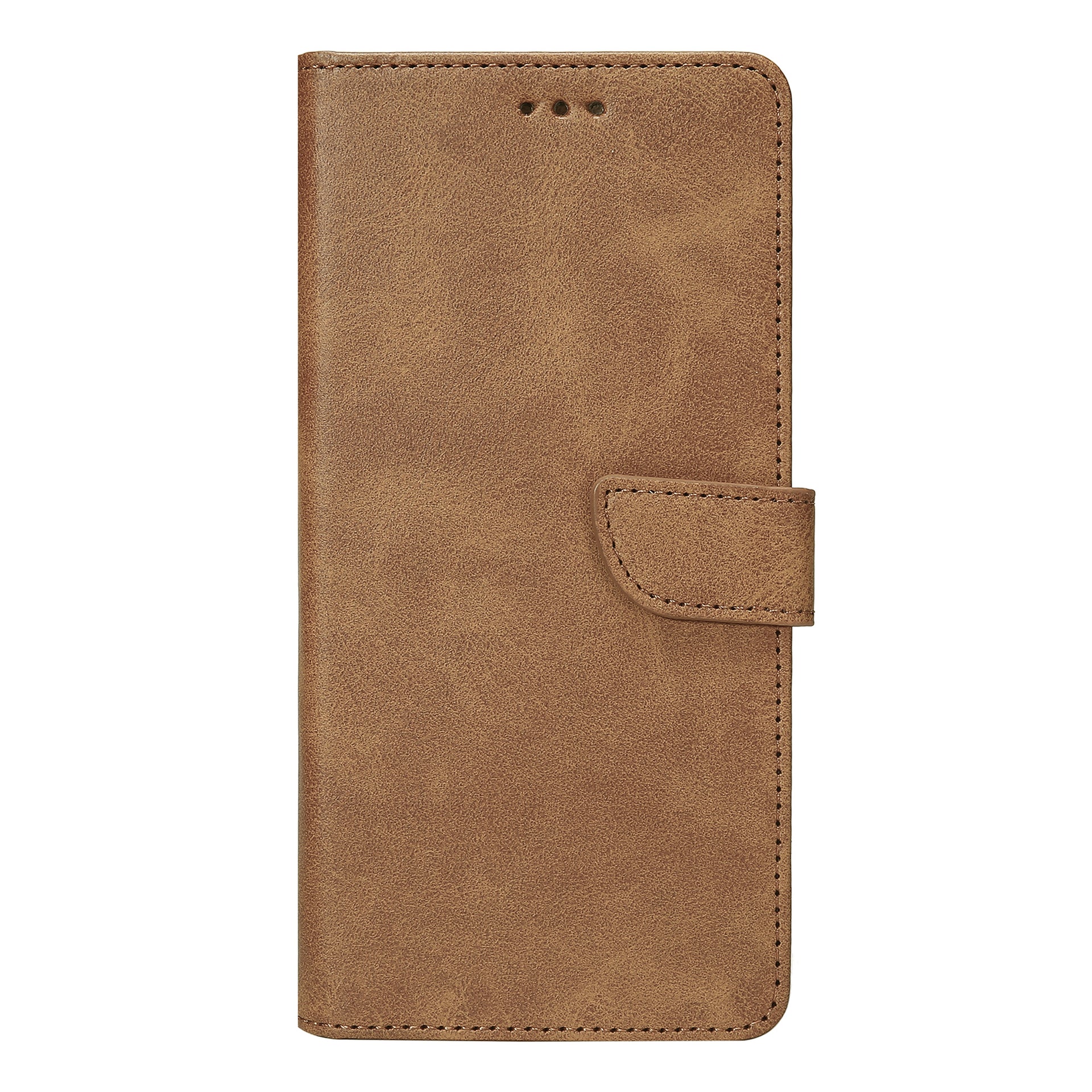 Rixus Bookcase For Samsung Galaxy A16 4G, A16 5G Light Brown