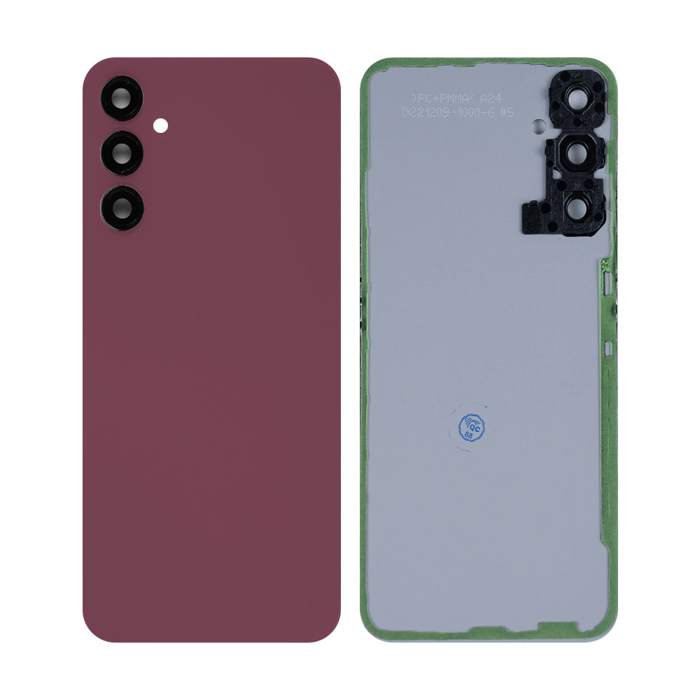 Samsung Galaxy A24 4G A245F Back Cover With Lens Dark Red OEM