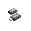 Rixus RXOTG02 USB-C To USB-A OTG Adapter Space Gray (2-Pack)