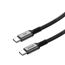 Rixus RXUC05 USB-C 2.0 To USB-C Cable 2m 100W Space Gray