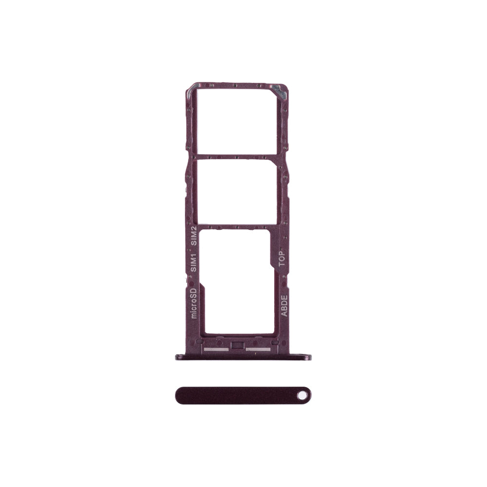 Samsung Galaxy A24 4G A245F Sim Card Holder Dark Red OEM